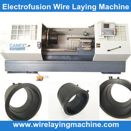 Polyethelyne hdpe pipe fittings  WIRE LAYING MACHINE