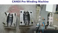 canex Auto winding machine for coated wire onto inner Core Moulds and Moulds