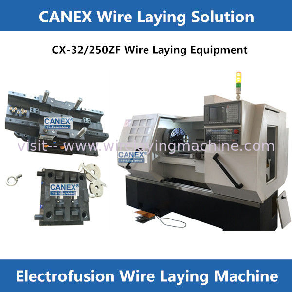 CANEX MACHINERY PRODUCTS FOR MAKING EF FITTINGS AND WIRE LAYING MACHINES electro fusión máquina